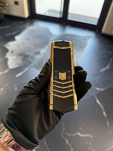 silver et ceken: Vertu 4 GB, rəng - Qızılı, Düyməli — 6