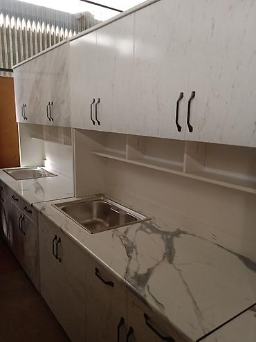 Кухонные гарнитуры: Кухонные гарнитуры с мойкой и верхними шкафами - Комплект прямой — 4