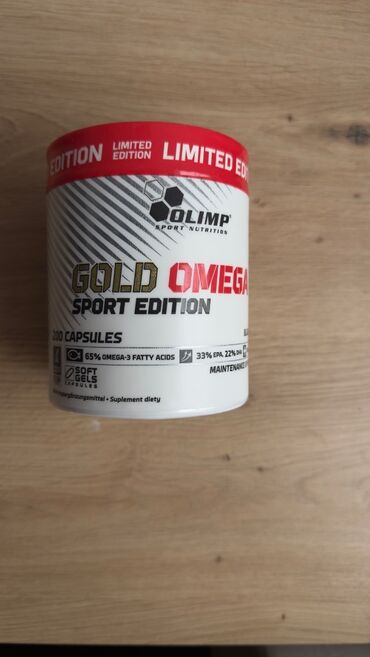 Digər idman qidaları: Original Olimp Gold Omega Sport Edition (Balıq yağı). 200 yumşaq gel