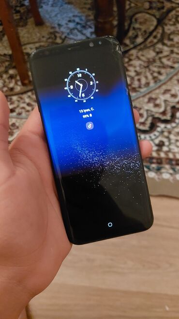 тачскрин на телефон флай: Samsung Galaxy S8 Plus, 64 ГБ, цвет - Черный, Сенсорный, Отпечаток пальца, Две SIM карты