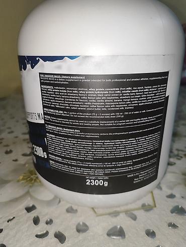 idman qantel: Real Pharm Massive Mass – 2300 q - Kütləartırıcı toz qarışım (protein — 3