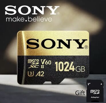 sony fotoaparat: Sony markalı 1TB yaddaş tutumlu mikro kart İstənilən sayda sifariş