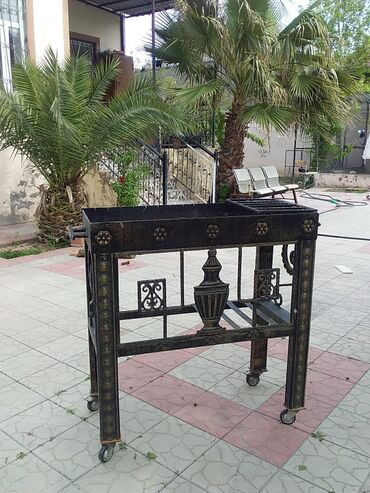 Manqal, Kömür, Setka ilə