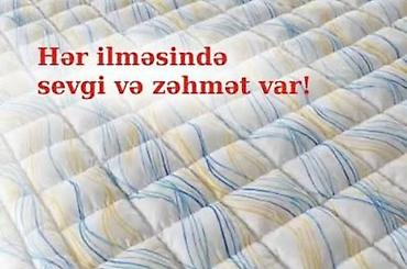 gündelik ev temizlik işi: Salam.Xidmet deyil yorğan,döşek sirinmasi isinen məşğulam qiymet — 1