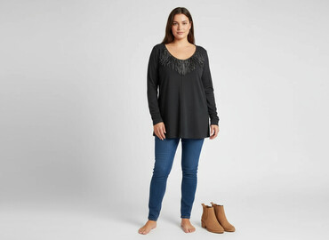 eleganckie bluzki plus size: Жіноча блуза, розмір XL