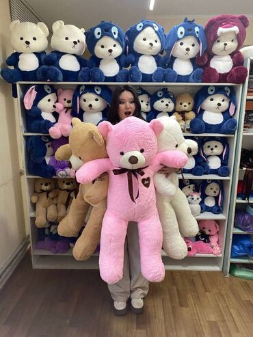 Игрушки: Большие мишки 🧸🧸🧸 🧸60 см 1000 сом (Бесплатная доставка) 🧸80 см 1500 — 11