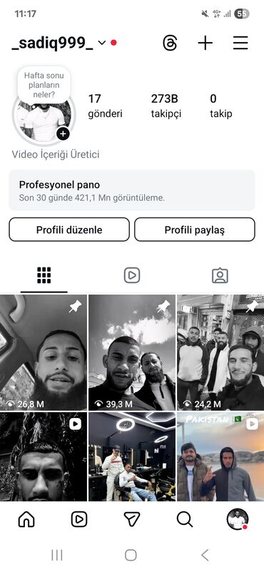 Biznes üçün program təminatı: Instagram 290 K orjinal seyfedir baxişlari milyonlari keçir stori