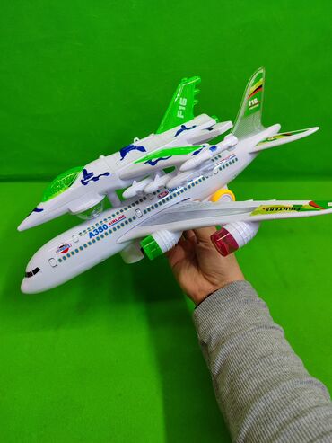 Игрушки: Самолёт игрушка музыкальная🛫 Комплектация товара: 2 самолёта как одно at lalafo.kg — 6 Игрушки: Самолёт игрушка музыкальная🛫 Комплектация товара: 2 самолёта как одно — 6