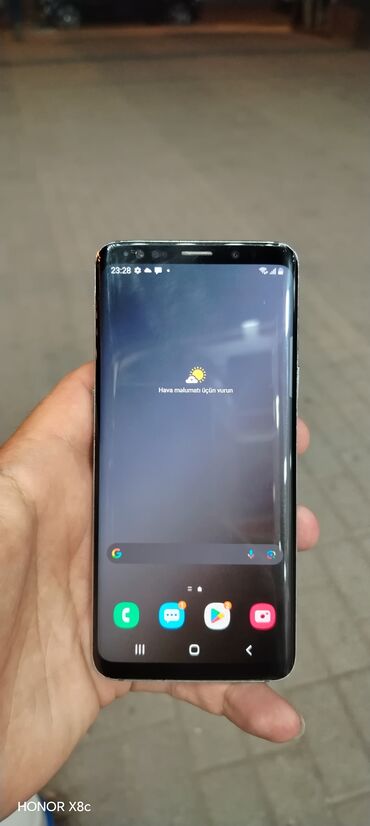 Samsung: Samsung Galaxy S9, 64 GB, rəng - Qara, Sensor, Barmaq izi