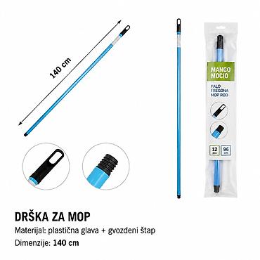 KMT plava drška za mop 3283484 Praktična drška za mop za svakodnevno