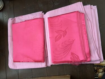 Digər tekstil: Məişət tekstili dəsti - Süfrələr və masa örtükləri: ağ, krem, naxışlı — 8