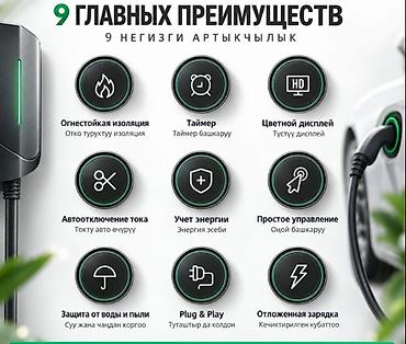автозарядки: Зарядное устройство для электромобиля GBT, 3.5 кВт, 16A, 1‑фаза — 7