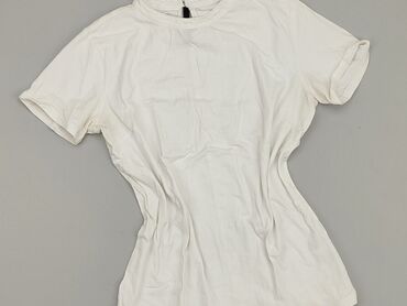sinsay białe t shirty: T-shirt, L, stan - Zadowalający