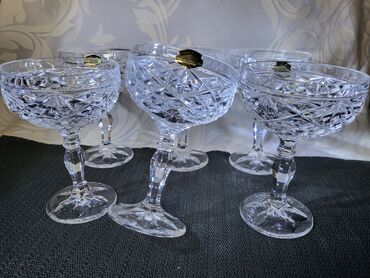 Čaše: Case kristal Zajecar za vino,rucni rad iz 70ih.godina. Case za — 10