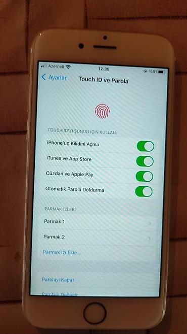 komputer ehtiyat hisseleri: IPhone 6s, 32 GB, Qızılı, Barmaq izi — 3