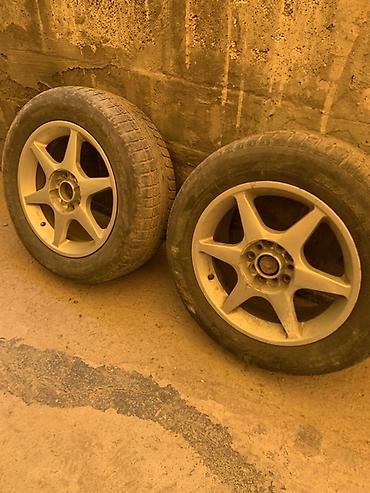 бир: Комплект из 4 автомобильных колес в сборе: литые диски + шины. - — 1