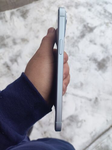 Apple iPhone: IPhone 15 Plus, Б/у, 128 ГБ, Белый, Защитное стекло, Чехол, 85 % — 6