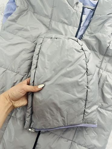 Üst geyimi: Niccy brendi qadın üçün yastı tikişli puffa jilet - Rəng: boz - Ölçü — 4