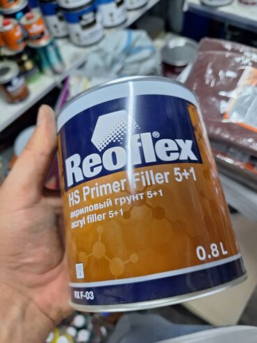 средство для восстановления пластика: Акриловый грунт-наполнитель Reoflex HS Primer Filler 5+1 объемом 0.8