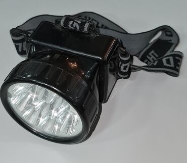 Освещение: Фонарь налобный 7 LED диаметр 6 см, Б/У