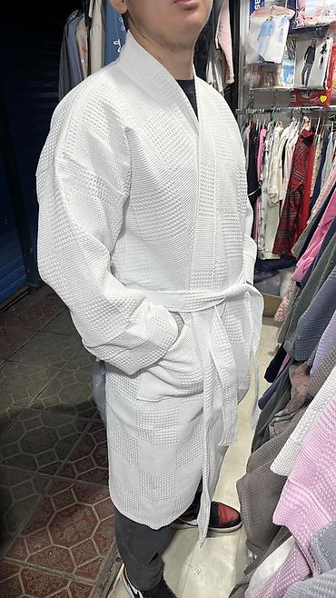 Домашние костюмы: Мужской банный халат ✨ 💯 хлопок | M L XL 2XL 3XL 4XL 0-2500 сом — 17