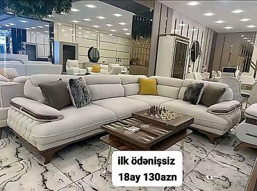 Divanlar: Künc divan kolleksiyası - Müasir dizaynlı L-şəkilli künc divanlar - — 57