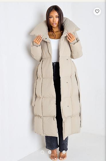 Üst geyimi: AMISU Puffer Coat – qadınlar üçün uzun şişmə palto kopya şekildeki — 2