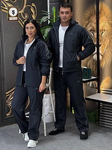 ucuz paltolar: İdman dəsti, Adidas, M, rəng - Qara — 4