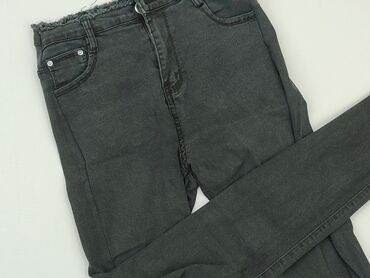 szare jeansy mom fit: Jeans, S (EU 36), condition - Very good