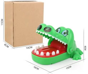 Игрушки: Крокодил-дантист низкие цены Новые! В упаковках! Качество на высшем