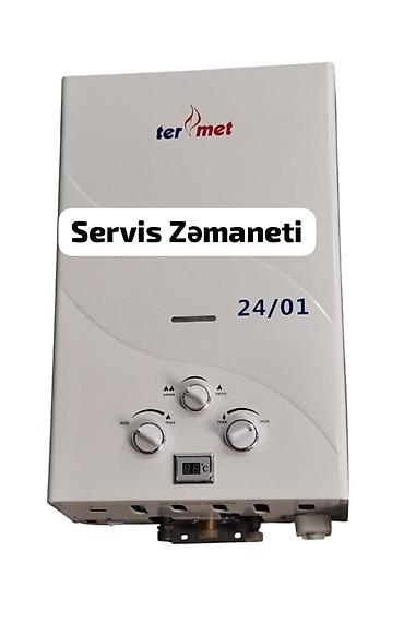 Su qızdırıcısı təmiri: Termet 24 LT qazla işləyən su qızdırıcısı - Türkiyə istehsalı zavod — 1
