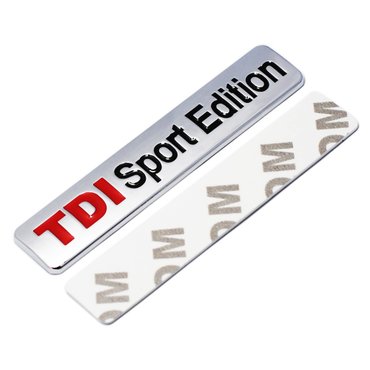 Tuning oprema: Samolepljiva metalna pločica - TDI Sport Edition Namenjeno za vozila — 2