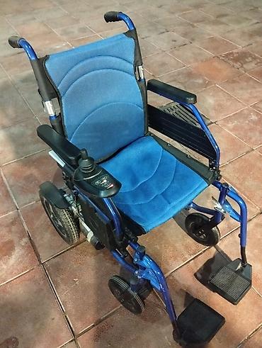servis arabasi: Elektrikli əlil arabası - Rəng: mavi çərçivə və mavi nəfəsalan — 3