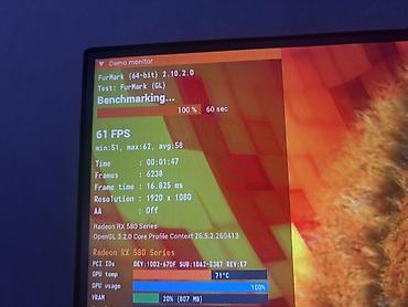 kompyuter hisseleri: Videokart Sapphire Radeon RX 580, 4 GB, İşlənmiş — 4