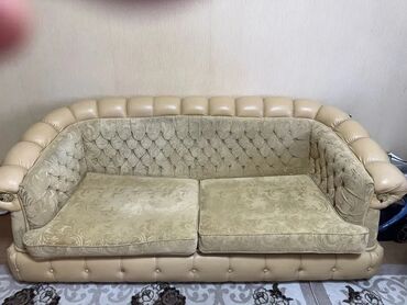 açılan kreslo: İşlənmiş, Divan, 2 kreslo, Bazasız, Açılan