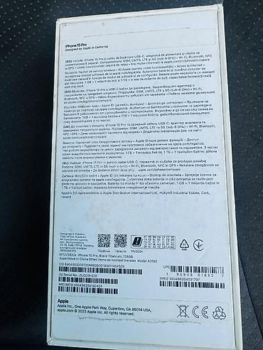 Mobil telefon və aksesuarlar: IPhone 15 Pro, 128 GB, Blue Titanium — 5