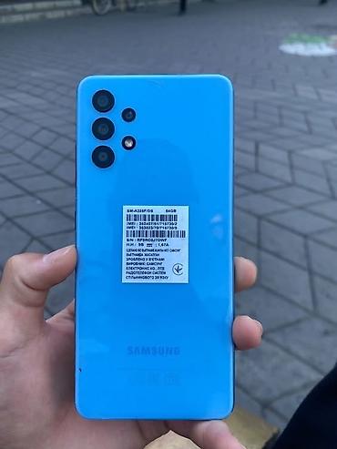 samsung a72: Samsung Galaxy A32, 4/64 ГБ, цвет голубой (Awesome Blue) Основные — 5