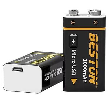 лит енержи: Аккумулятор Батарейка Крона 9V 6F22 литиевый зарядка через USB Type-C — 5