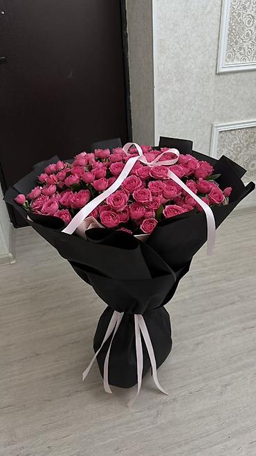 корзина для фруктов купить: Пышный букет из кустовых роз фуксия - Состав: множество веток — 4