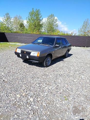 VAZ (LADA): Lada 21099 sedan - Kuzov: 4 qapılı sedan, tünd bürünc rəng - — 2