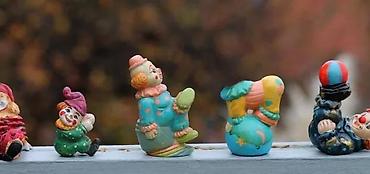 Figurice i makete: Vintage klovn figurice - kolekcije. Cena (različita) za komad 1 — 7