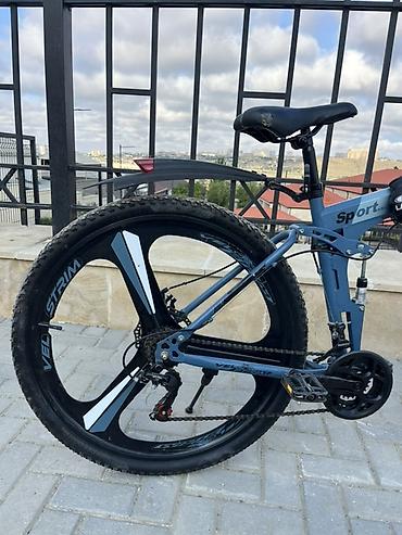 Dağ velosipedləri: Dağ velosipedi – VEL STORM - Korpus: yüngül alaşımlı, qatlanan orta — 8
