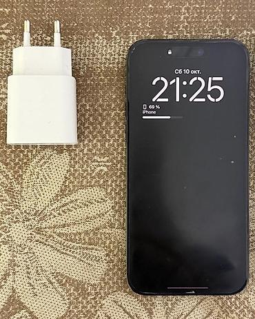 зарядка для nokia: IPhone 14 Pro Max, Б/у, 256 ГБ, Черный, Коробка, 85 % — 5