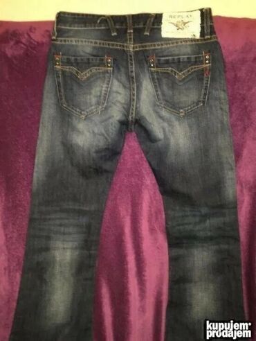 Farmerke: Original Replay farmerice 32/33 U odlicnom stanju Made in Italy Mere — 3