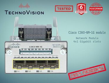 Cisco C3KX NM 1G Module ✔️Sertifikasiyadan keçmiş təcrübəli