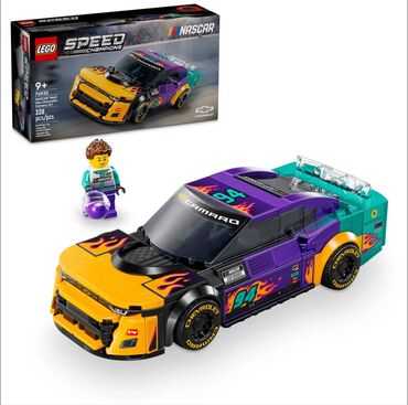 bağlı burunlu uşaq bosonojkaları: LEGO Speed Champions NASCAR Next Gen Chevrolet Camaro ZL1