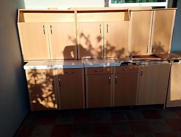 Mətbəx mebeli: Mətbəx mebel dəsti – modul tipli - Material: ağac teksturalı — 7