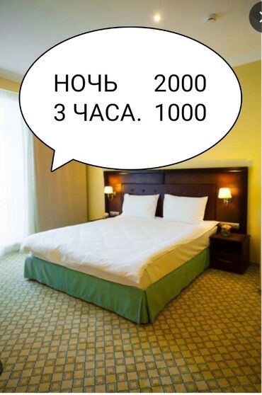 бишкек гостиница: 1 комната, Душевая кабина, Постельное белье, Кондиционер