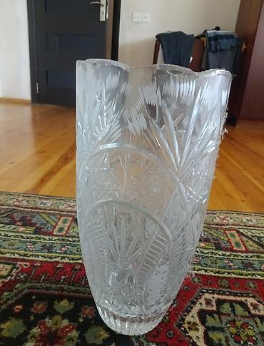 Digər dəstlər və servizlər: Kəsimli şüşə qablar dəsti - Material: qalın, şəffaf kəsimli şüşə - — 14