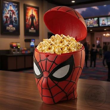 stranger things figur: Məhsul: Hörümçək-adam temalı popkorn qabı spider man человек паук - — 2